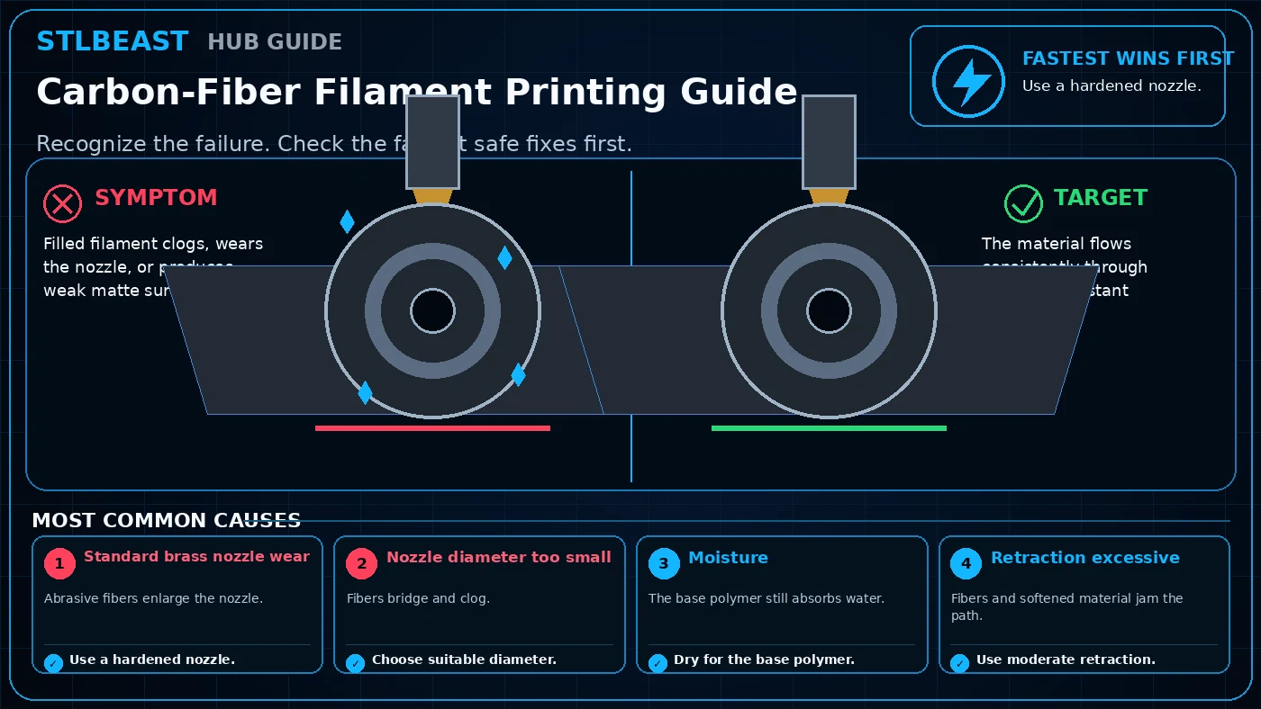 Carbon-Fiber Filament Printing Guide visual guide