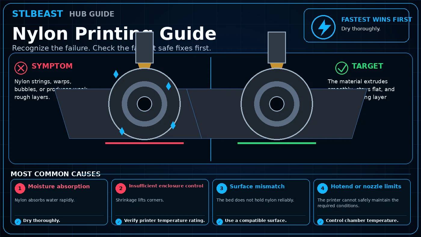 Nylon Printing Guide visual guide