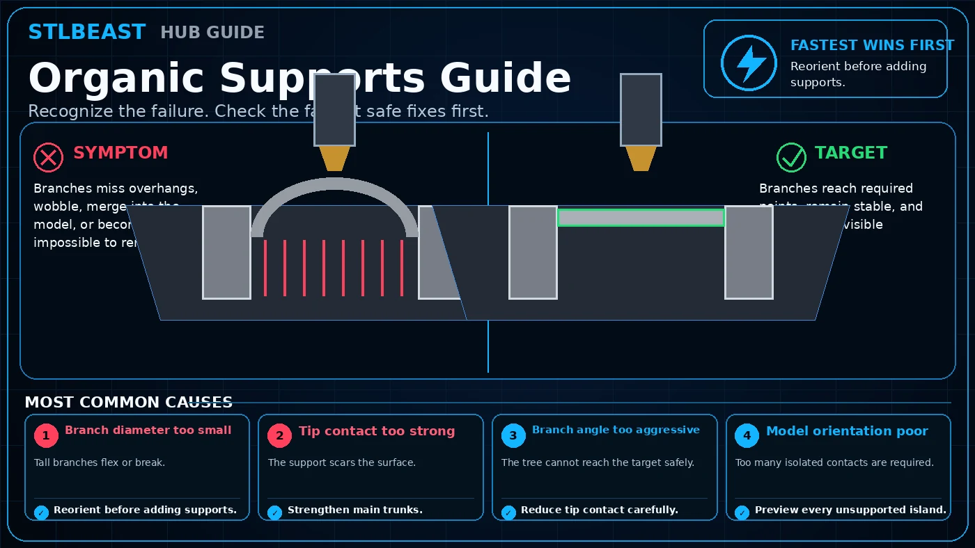 Organic Supports Guide visual guide