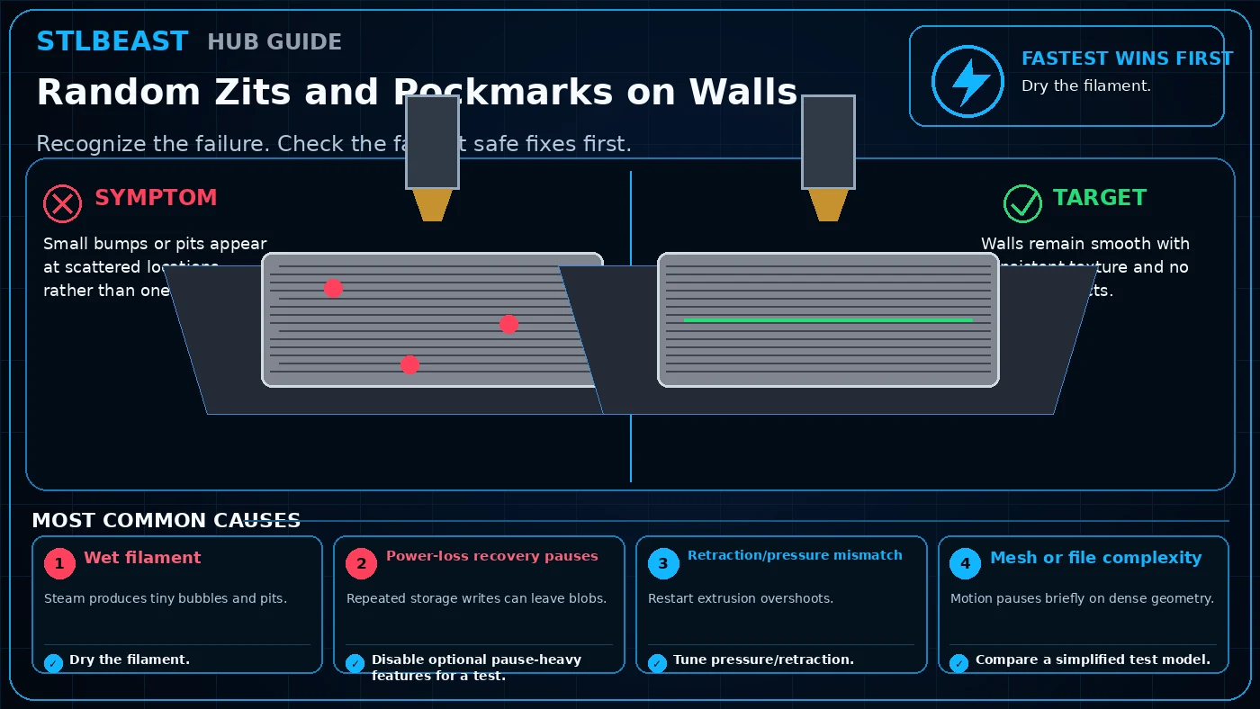 Random Zits and Pockmarks on Walls visual guide