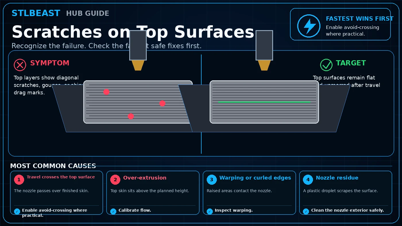 Scratches on Top Surfaces visual guide