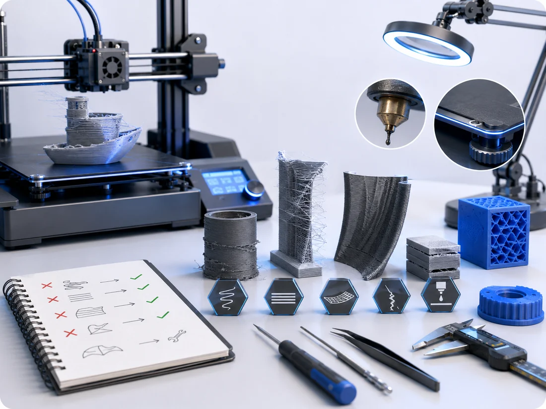 3D Printing Troubleshooting premium visual guide